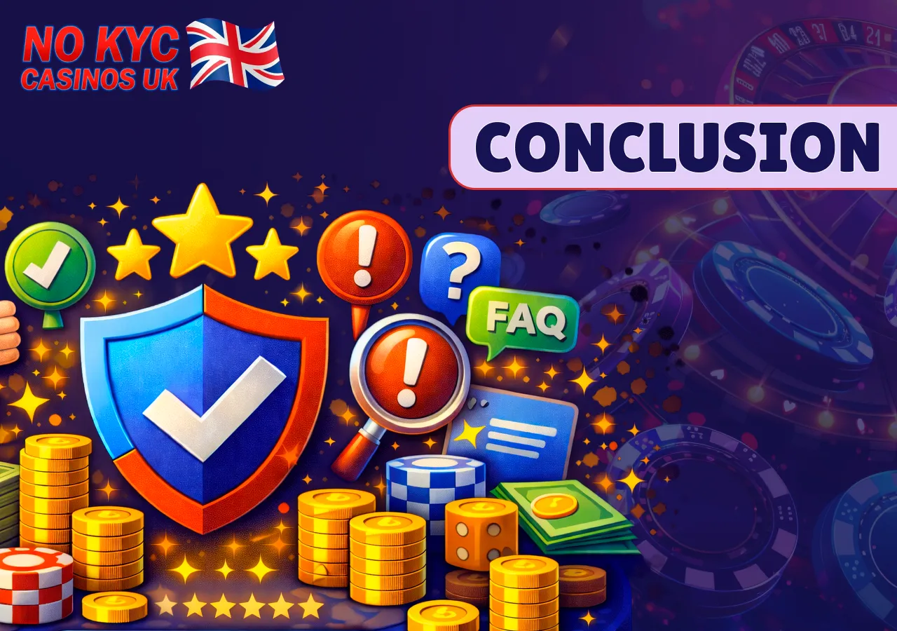 Final conclusions and recommendations for casino players in the United Kingdom.